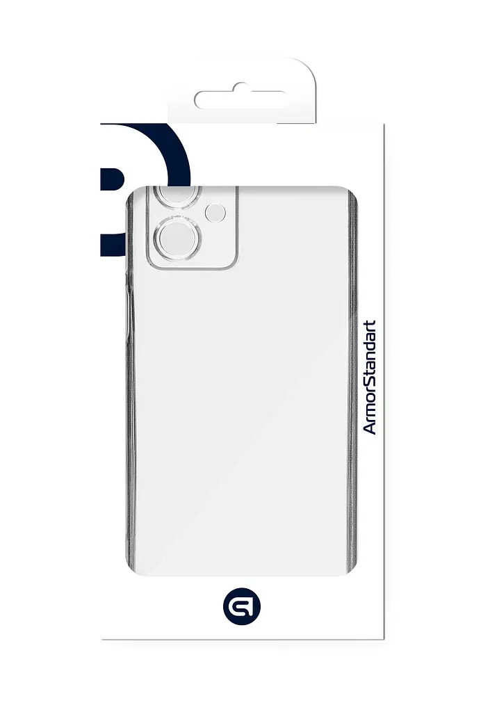 Прозрачный чехол для Motorola G54 Power/G54/G64 5G с защитой камеры и усиленными бортами, тонкий, силиконовый, бесцветный, ударопрочный, противоударный бампер с закрытой камерой, ArmorStandart (ARM72375) - фото 3