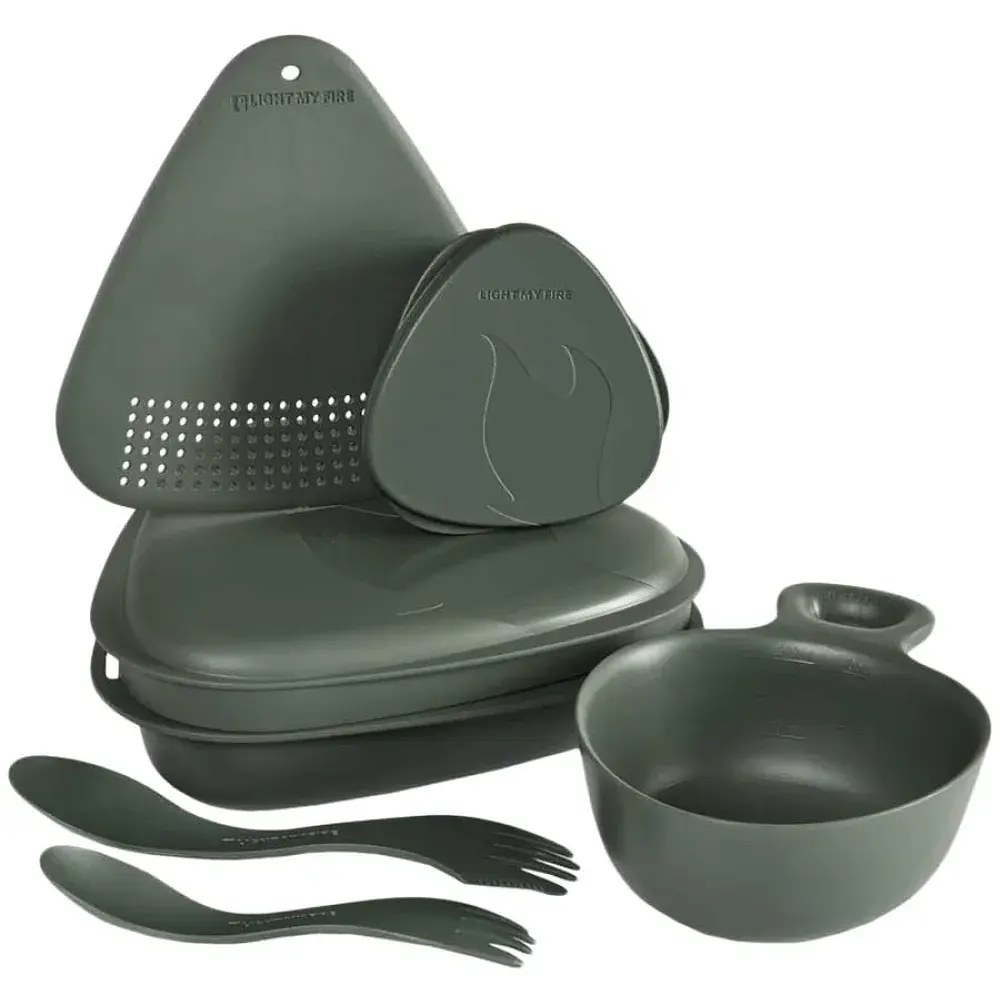 Набір посуду Light my fire Outdoor MealKit 2.0 sage green