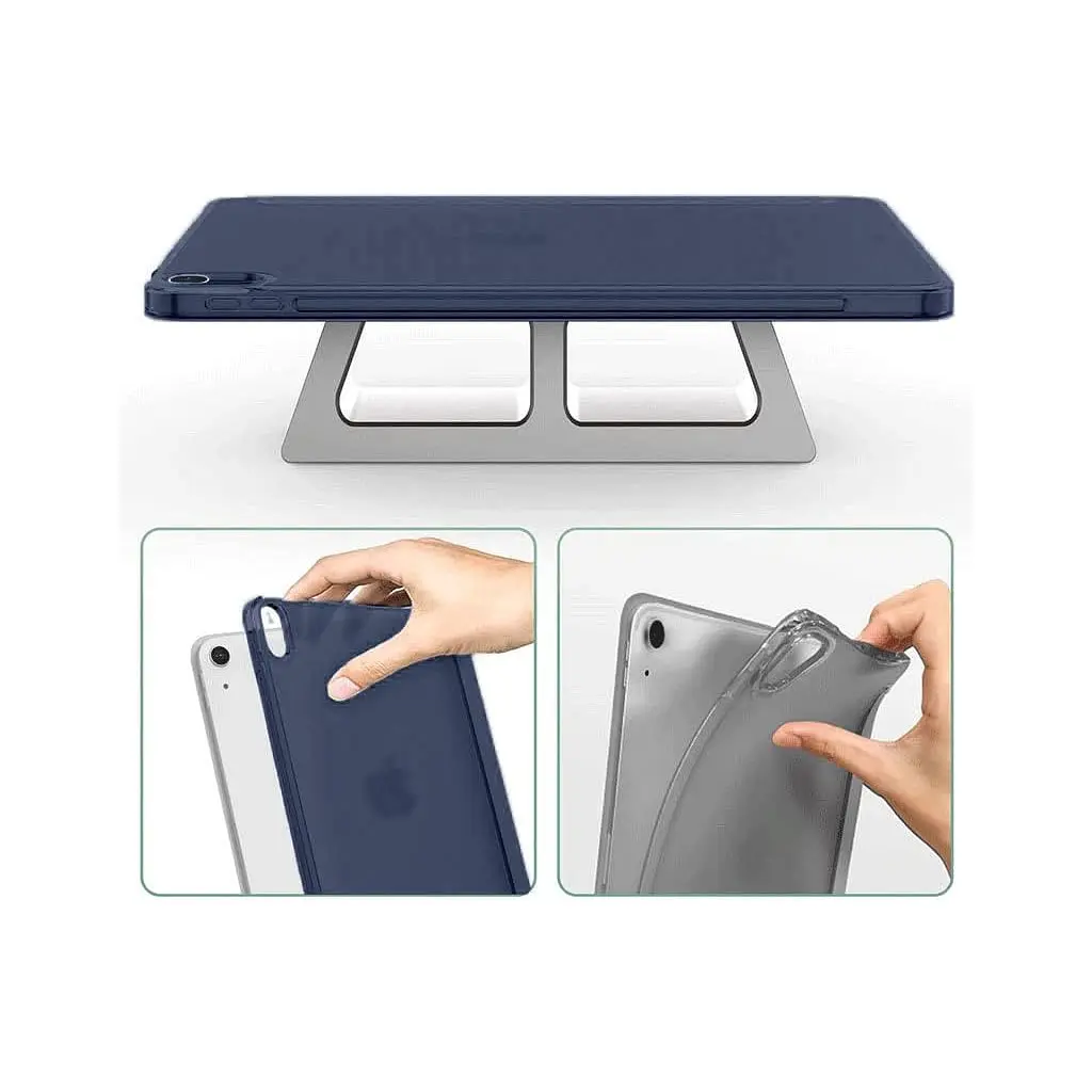Чохол до планшета BeCover Tri Fold Hard Apple iPad Air 11" M2/M3 (2024/2025) Deep Blue (711413) - фото 4