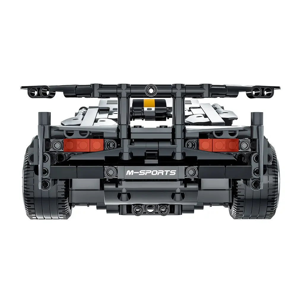 Конструктор Ramiz "Серый спортивный автомобиль" 1356 деталей - фото 7