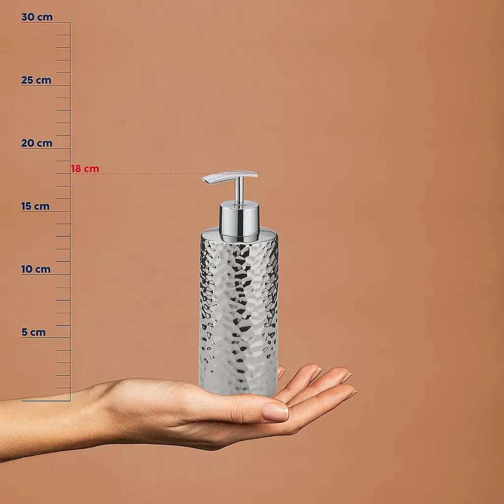 Дозатор для мыла KELA Sterling серебряный 300 мл (23782) - фото 2