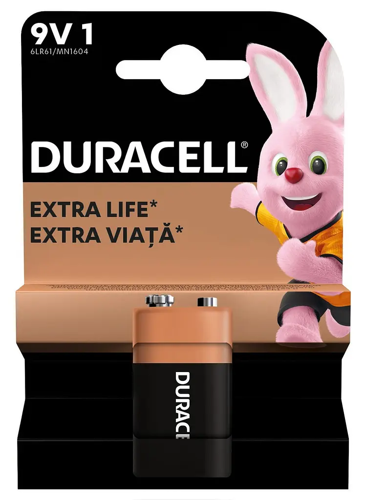 Лужні батарейки Duracell 9V, 1 шт. (5214444) - фото 7