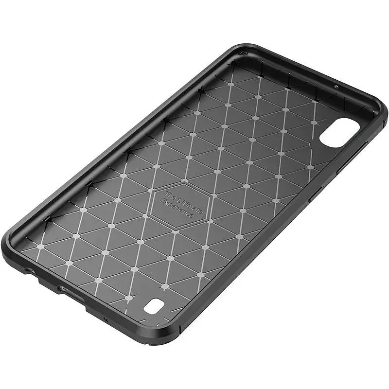 Чохол-накладка Toto TPU Carbon Fiber 1.5 mm Case Samsung Galaxy A10 Dark Blue - фото 4