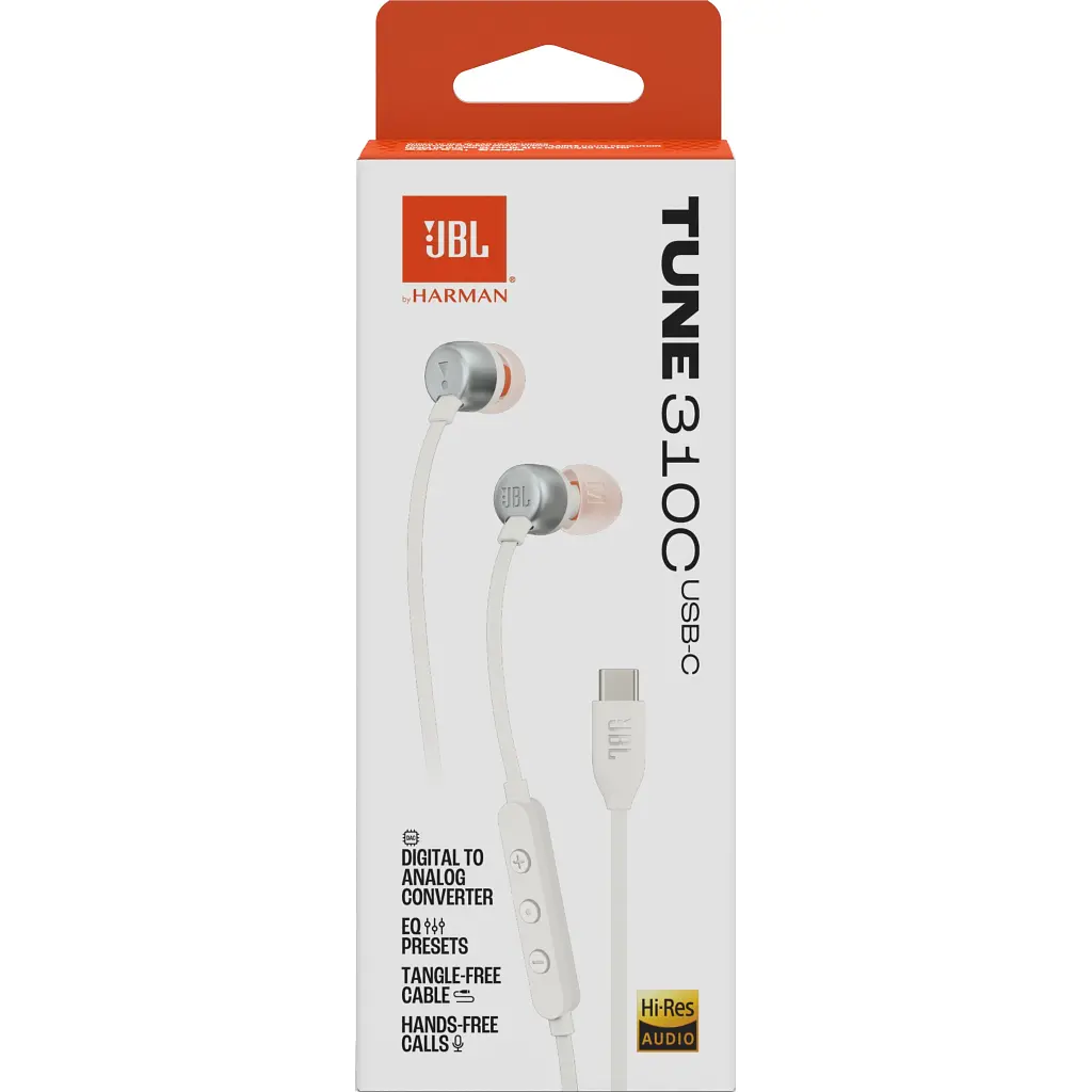 Навушники JBL Tune 310C USB-C White (JBLT310CWHT) - фото 8