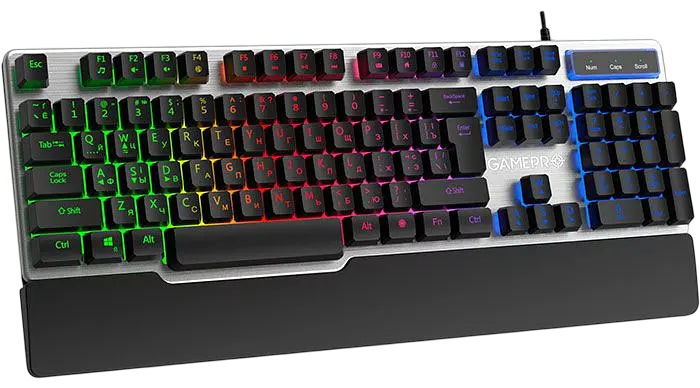 Клавіатура GamePro Stinger GK599 RGB Grey - фото 2