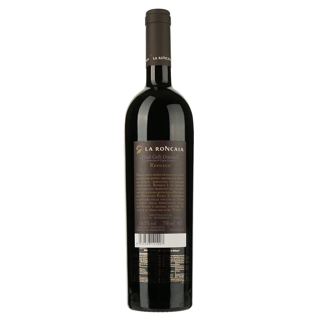 Вино Fantinel La Roncaia Refosco, красное, сухое, 14,5%, 0,75 л (8000016880224) - фото 2