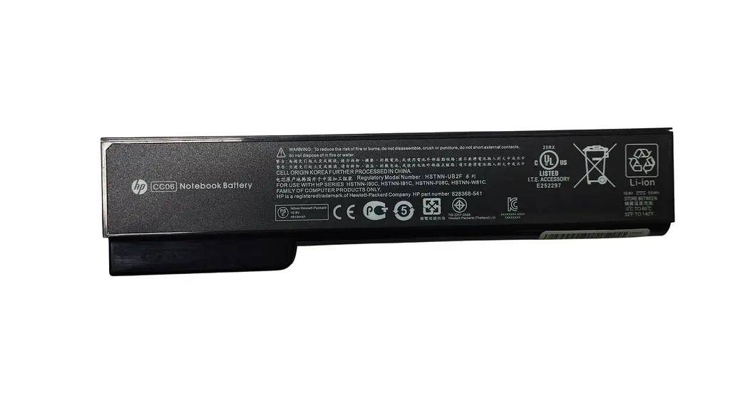 Акумулятор для ноутбука HP Compaq QK642AA 6560b 10.8V Black 4910 mAh - фото 2