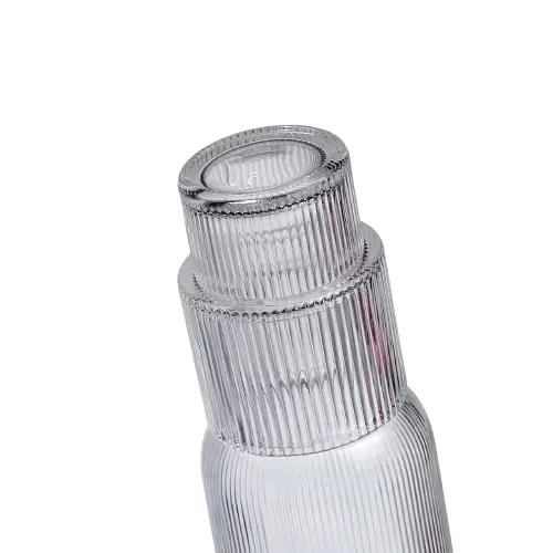 Кувшин 700 мл со стаканом 1 (шт) графин для компота сока воды лимонада кувшин для напитков Прозрачный Yiwu HP-19-L3 - фото 4