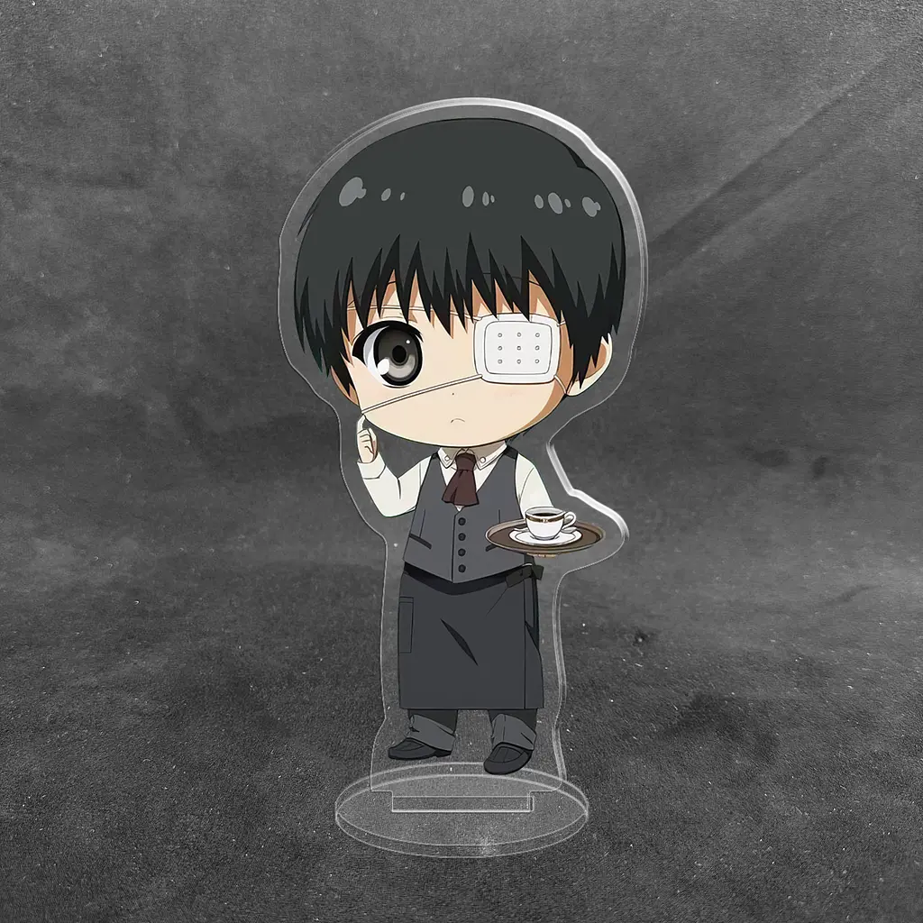 Акрилова колекційна фігурка Чібі Chibi Аніме: Токійський гуль (Кена Канекі) 10 см