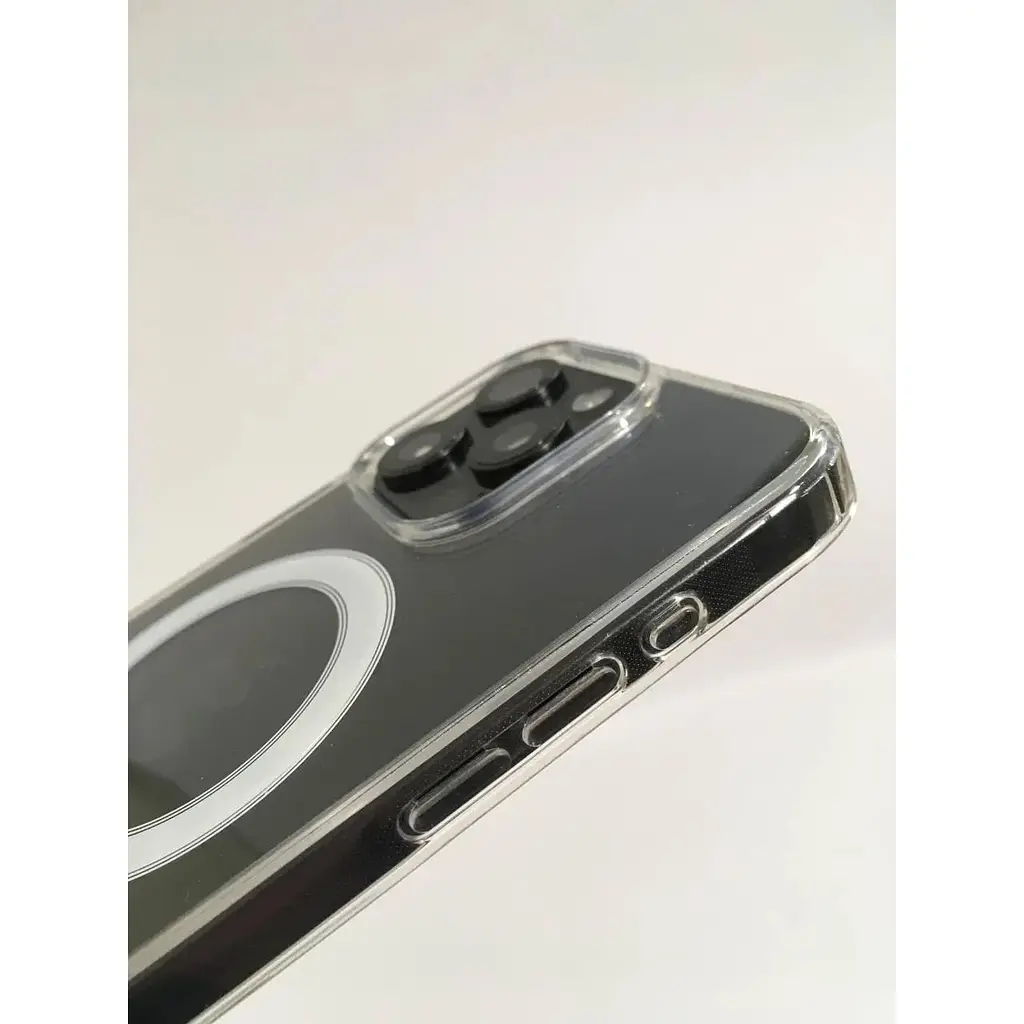 Протиударний чохол HYBRID Clear Case Ultra Hybrid with MagSafe для Apple iPhone 15 Pro Max Прозорий з магнітом - фото 4