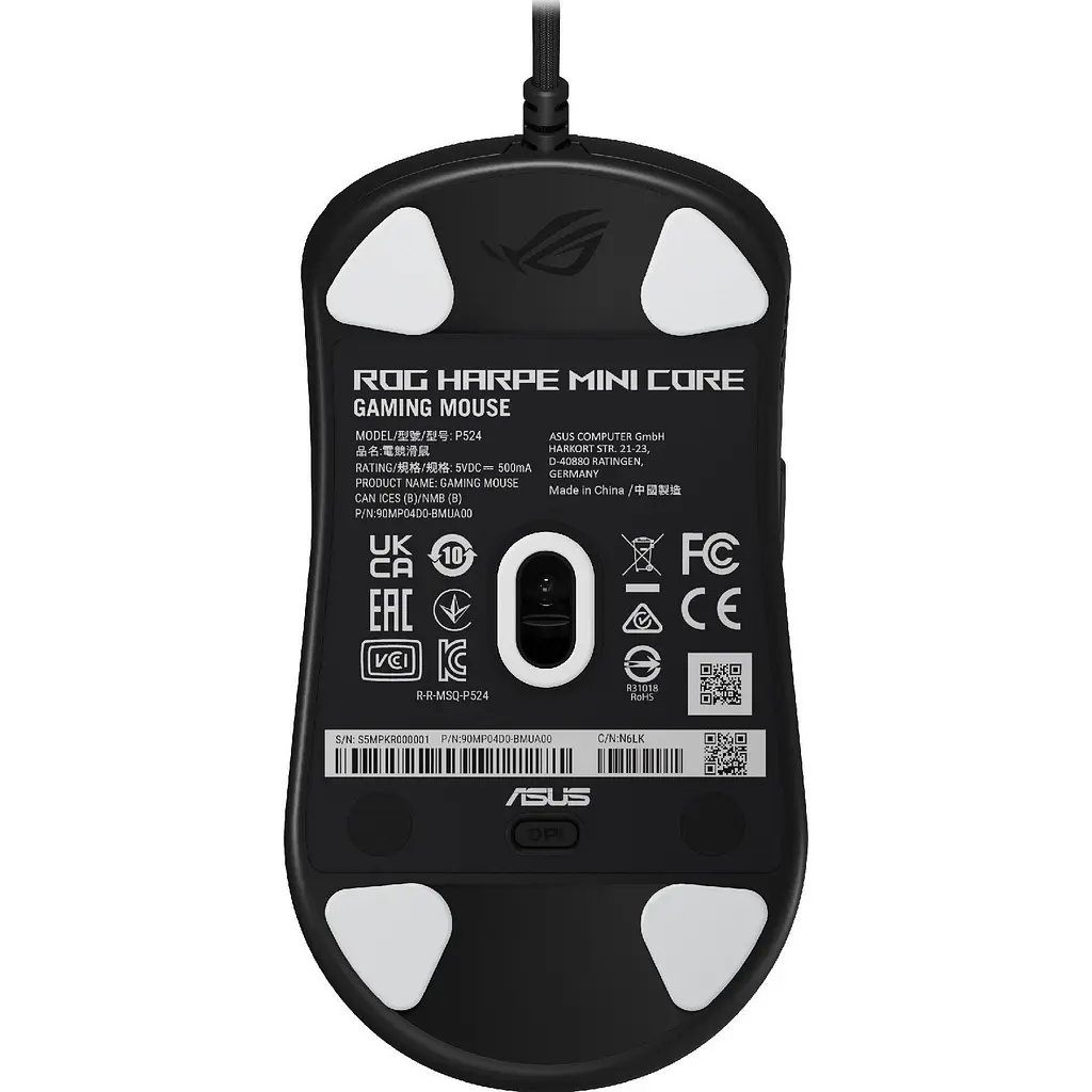 Миша Asus ROG Harpe Mini Core USB Black (90MP04D0-BMUA00) [153084] - фото 7