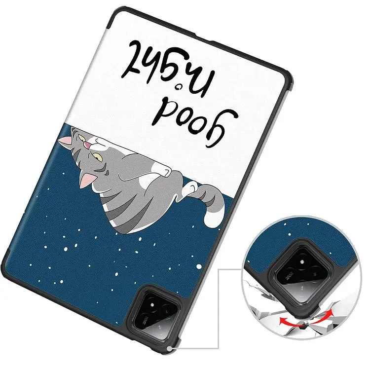 Чехол-книжка BeCover Smart Case для Xiaomi Pad 7 / 7 Pro 11.2" Good Night (712806) - фото 2