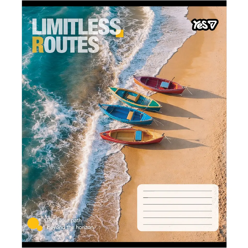 Зошит шкільний Yes Limitless routes А5 24 аркушів лінія 20 шт. (769037) - фото 2