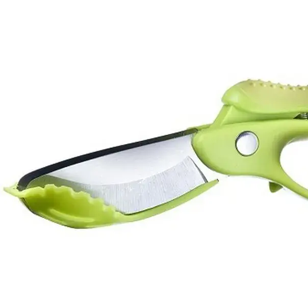 Ножиці кухонні Gipfel для салату з 2 лезами 22 см жовті (9850) - фото 2