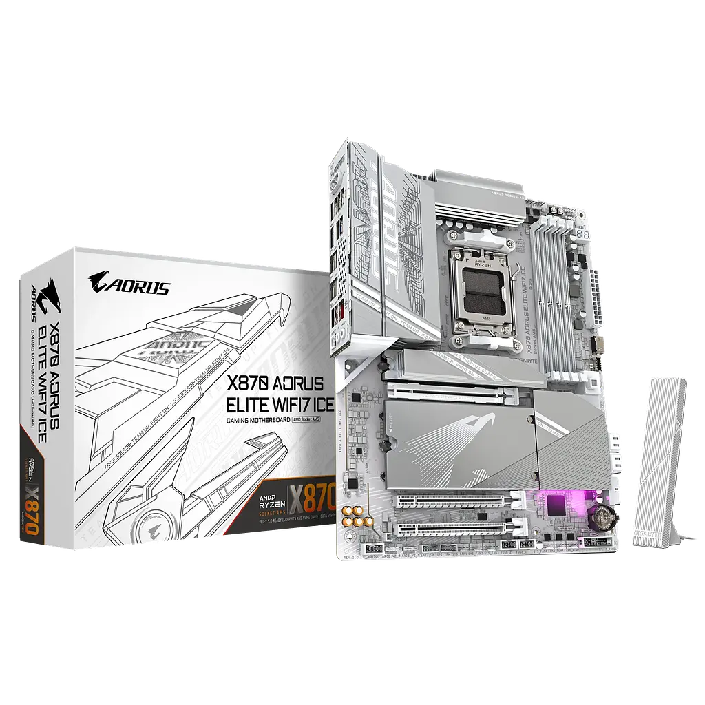 Материнська плата Gigabyte X870 Aorus Elite Wi-Fi 7 Ice Socket AM5 (X870 A ELITE WF7 ICE) - фото 4