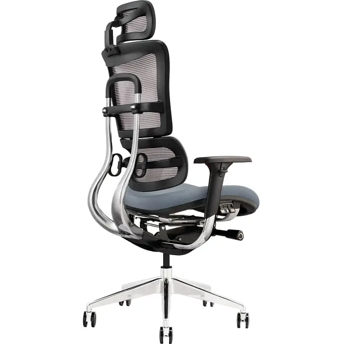 Офісне крісло GT Racer X-802 (W-20, B-40), світло-сіре (X-802 Bright Gray (W-20 B-40)) - фото 6