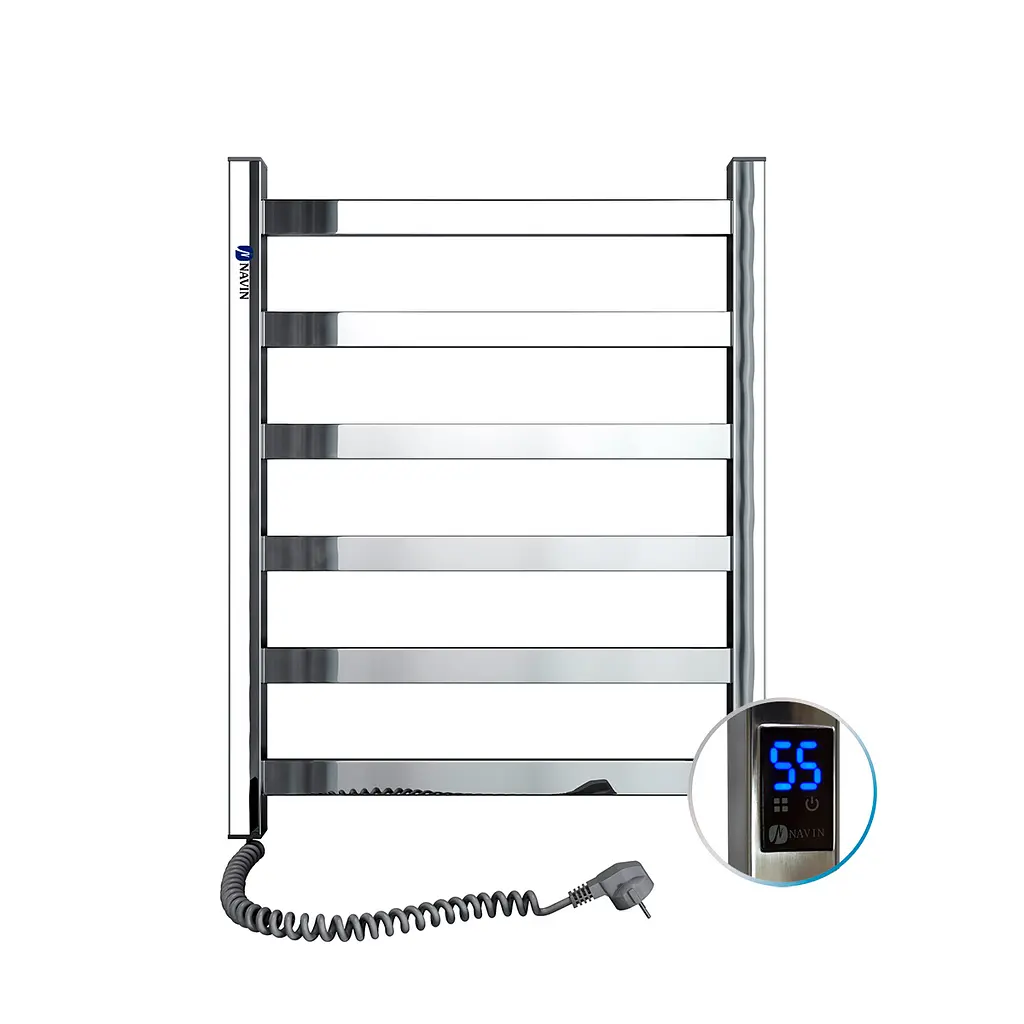 Електрична рушникосушка Navin Авангард 480x600 Sensor ліва з таймером 10-028153-4860, Хром, Ліве, Електронний - фото 2