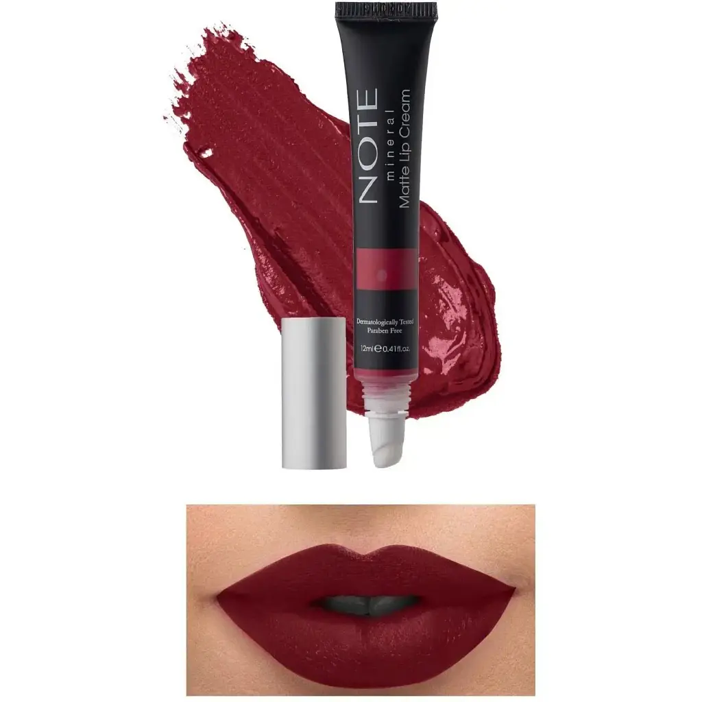 Матовый крем для губ Note Cosmetique Mineral Lip Cream тон 05 Plum Wine 12 мл - фото 4