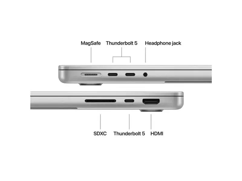 Ноутбук Apple MacBook Pro 14 2026 M5 Max/18CPU/40GPU/64GB/2TB Silver (Z1MH0004K) - фото 8