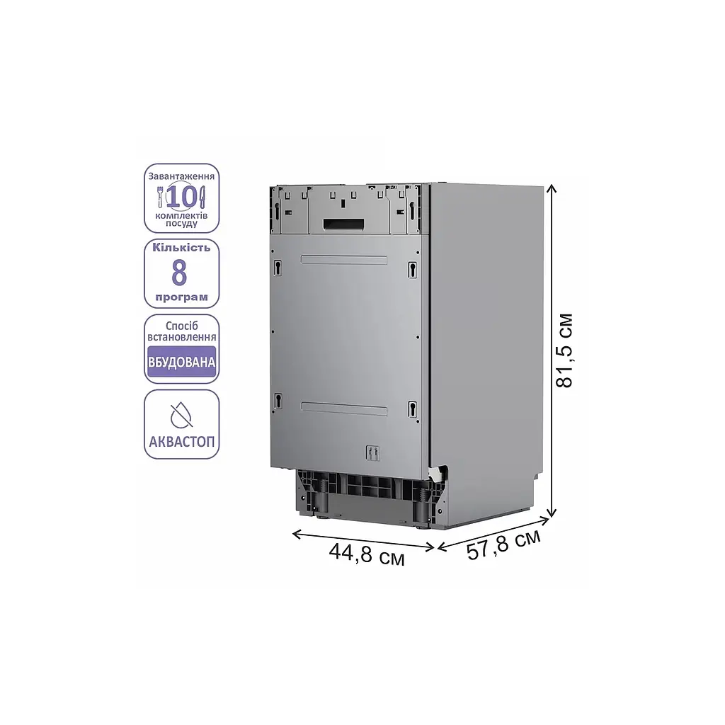 Посудомоечная машина PRIME Technics PDW 45108 RBI - фото 6