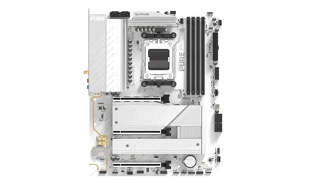 Материнская плата PURE B850A WIFI7 sAM5 Sapphire teh0024959 - фото 2
