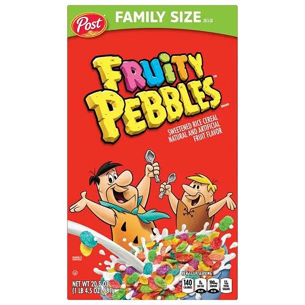 Пластівці Post Fruity Pebbles Cereal Gluten Free 581g