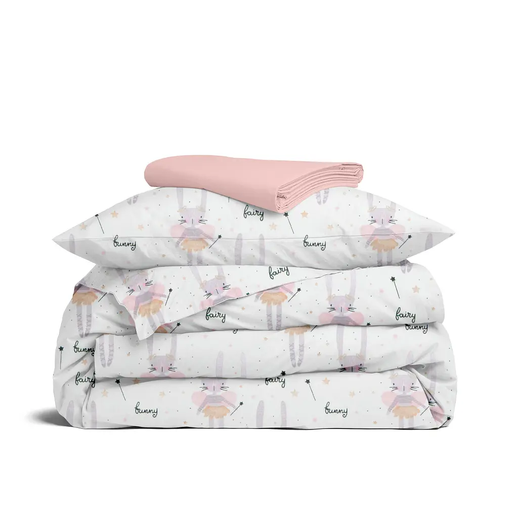 Дитяча постільна білизна в ліжечко FAIRY BUNNY CS1 COSAS (4822052230688)