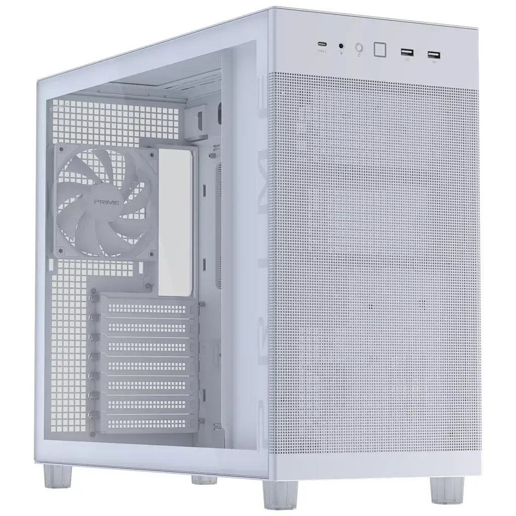 Корпус для ПК ASUS Prime AP303 TG White (90DC00V3-B39010)