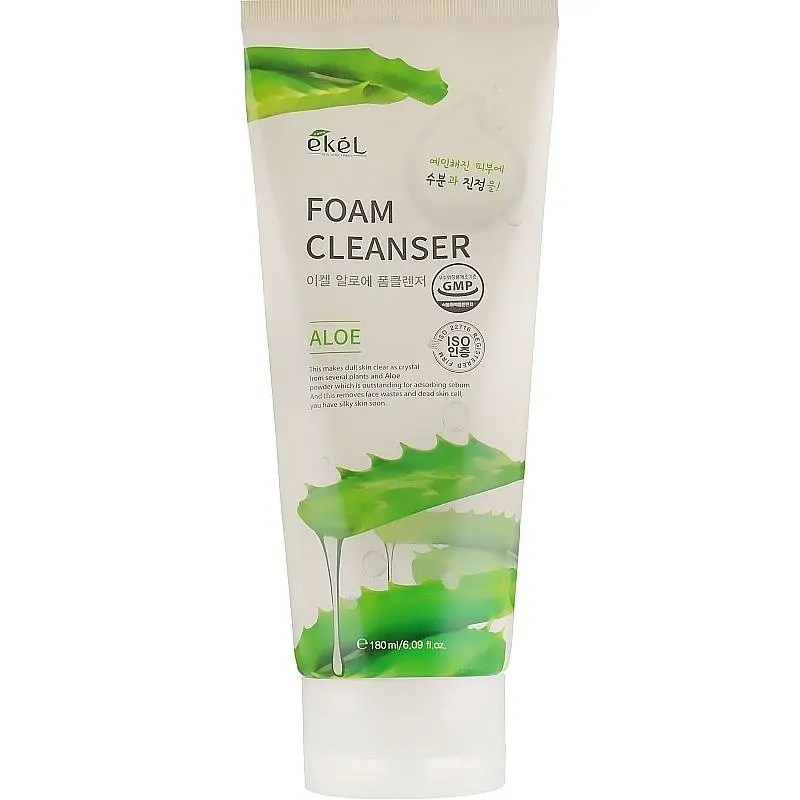 Пенка для умывания Ekel антибактериальная с алоэ 180 мл - фото 2