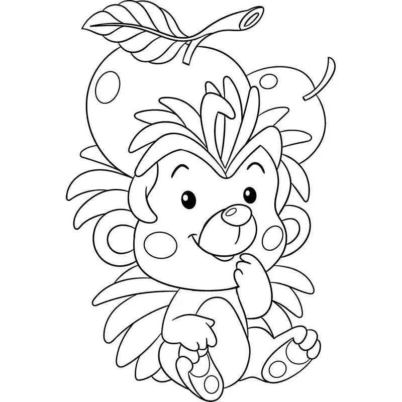 Розпис по полотну Їжачок 15080-AC 25х30 см - фото 2