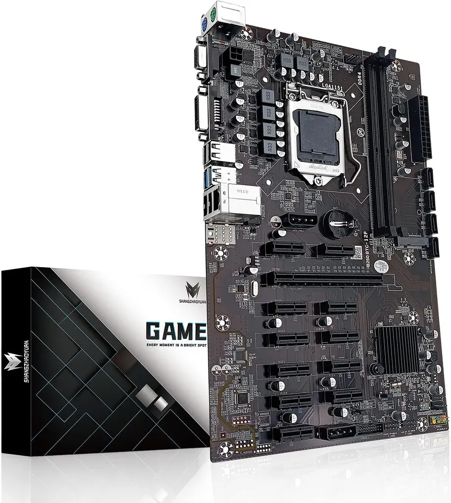 Материнська плата Lapsaipc B250 BTC-12P (B250 BTC-12P) (Socket 1151, Intel B250, ATX) Б/в - фото 3