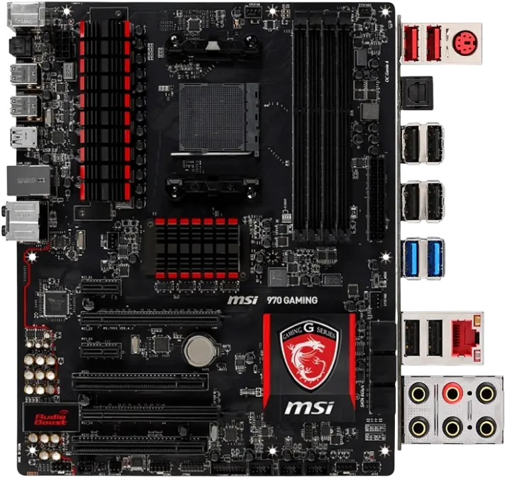 Материнська плата MSI 970 Gaming Socket AM3+ (970 Gaming) Б/В
