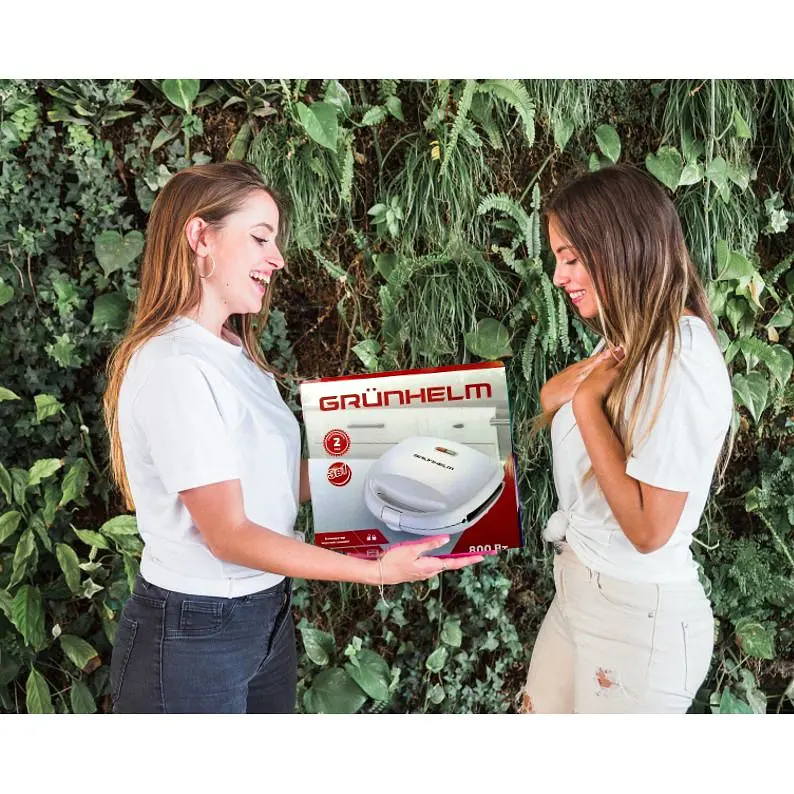 Бутербродниця 3 в 1 Grunhelm 800 Вт біла - фото 8