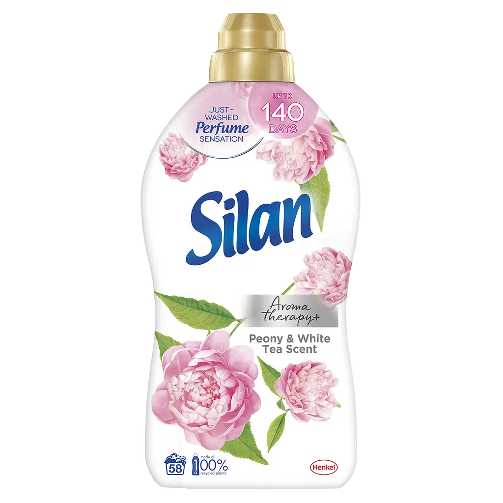 Ополіскувач для білизни Silan Naturals Аромат півонії та білого чаю, 1450 мл (819926) - фото 2