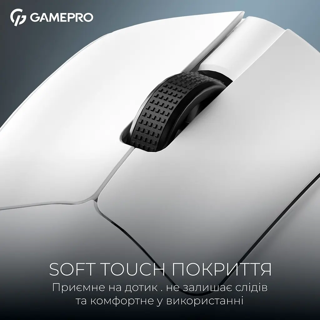 Миша GamePro Asgard Surt Wireless White (GM017W) [140401] - фото 14