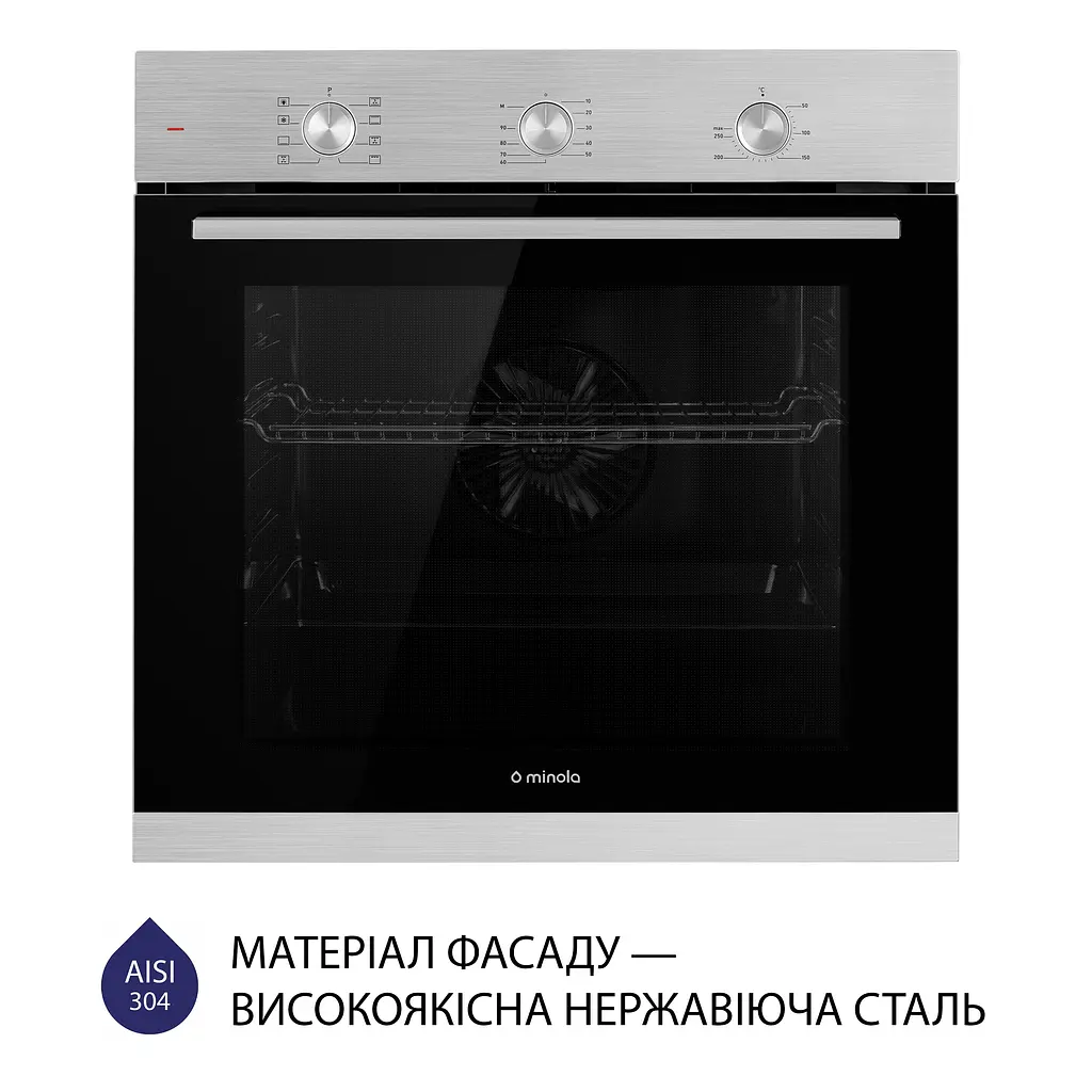 Духова шафа електрична Minola EO 684 INOX - фото 2