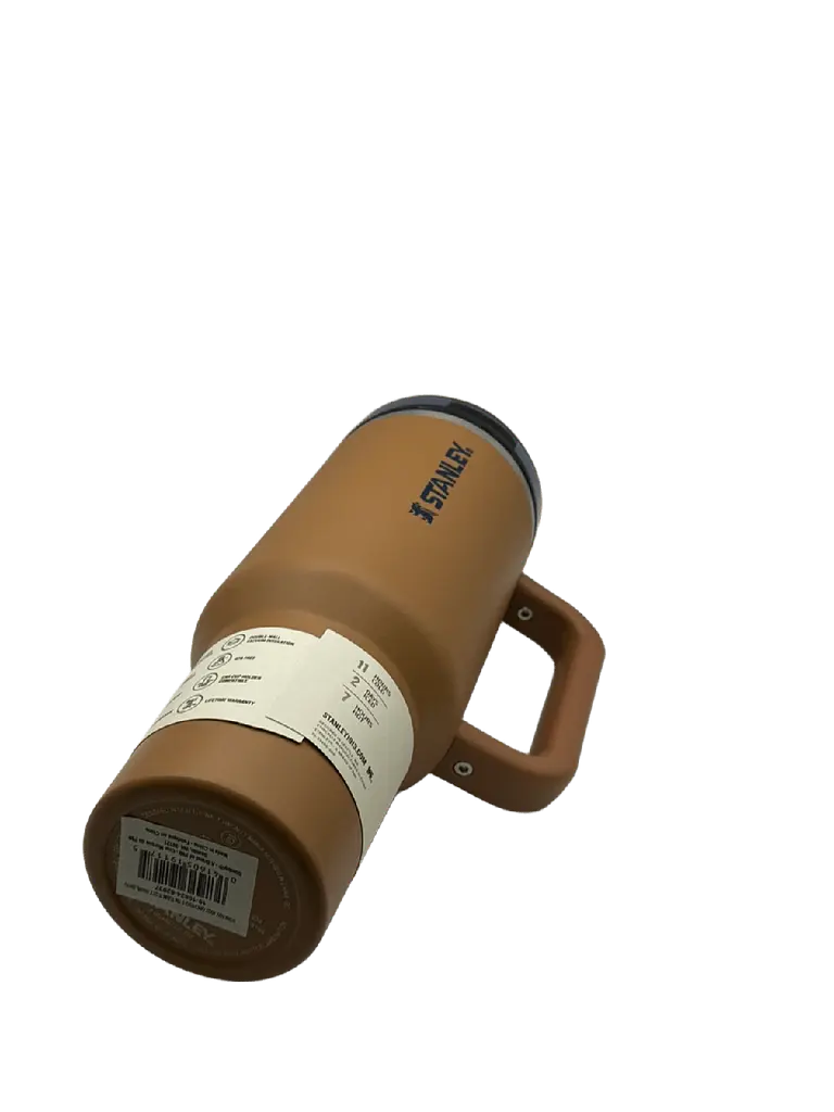 Термос термочашка Stanley Quencher ProTour Flip Straw Tumbler з нержавіючої сталі Caramel Brown 1,18 л KT7001976 - фото 3