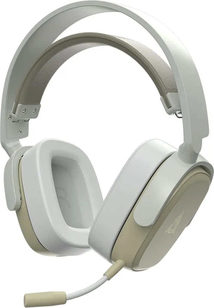 Ігрова гарнітура Ajazz AHM09 MAX Gray White (AHM09-MAX-GW)