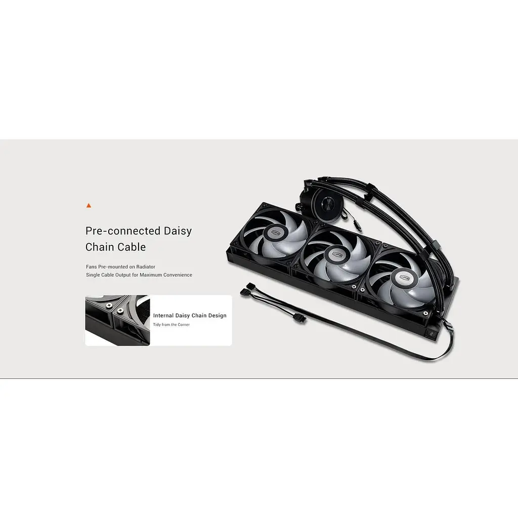 СВО PcCooler PсCOOLER DA360 PRO ARGB Black (DA360Pro-BKAWXX -GL) - фото 11