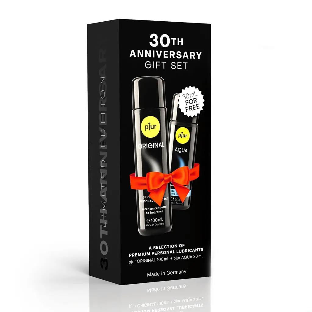 Набір Pjur Ювілейний лубрикантів 30th Anniversary Gift Set: Original 100 мл та Aqua 30 мл - фото 3