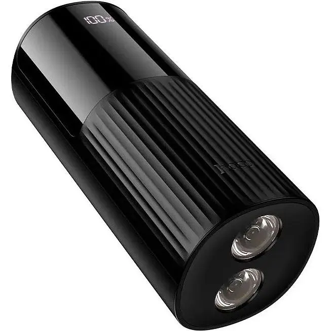 Портативный аккумулятор-фонарик Hoco J150 Stream 22.5W 20000mAh black - фото 3