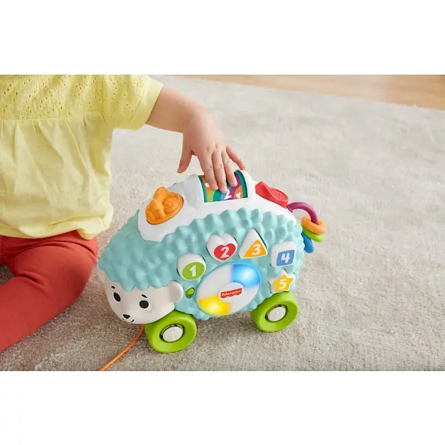 Іграшка-каталка Fisher-Price Linkimals Їжачок, укр.мова (GXR63) - фото 4