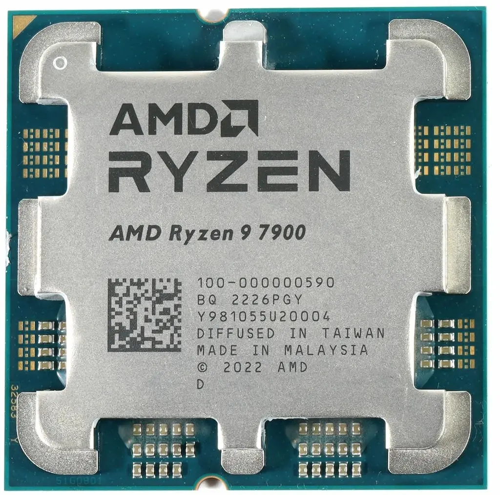 Процесор AMD Ryzen 9 7900 (100-100000590BOX) (Socket AM5, 24T, 5.4 ГГц, Box) - фото 2