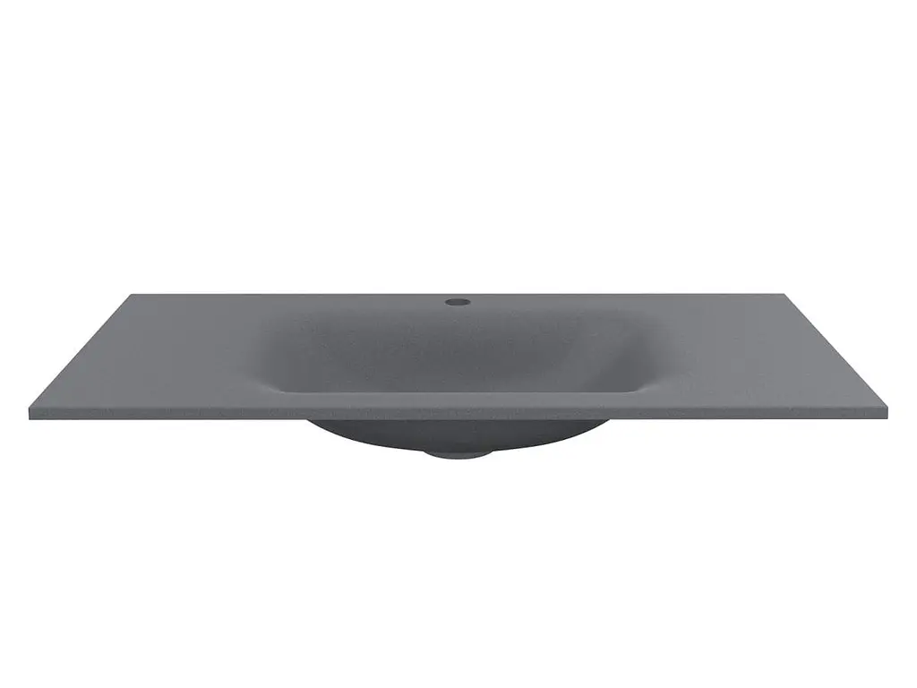 Умивальник Miraggio JESSEL 1000 GRAY (8813469) Mirasoft, Матовий, Накладний/Врізний, Сірий - фото 3