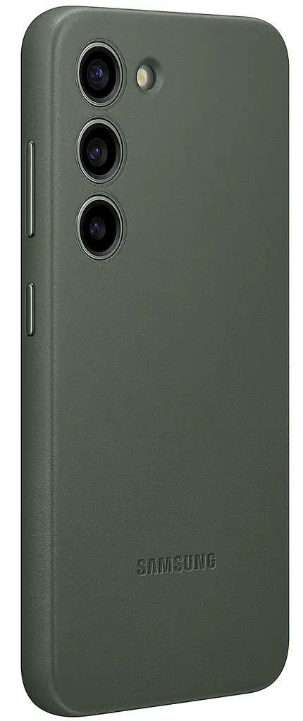Оригінальний шкіряний чохол для Samsung Galaxy S23 (6.1") Leather Cover Case EF-VS911LGEGRU Green - фото 2