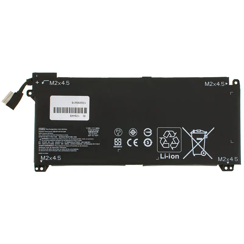 Акумулятор HP PG06XL (Omen 15-DH) 11.55V 5676 mAh 69Wh Black - фото 3