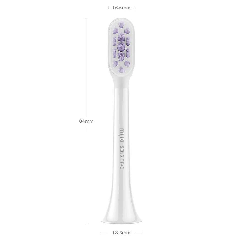 Насадка для зубної електрощітки Xiaomi MiJia T301/T302/T501/T501C Sensitive (MBS306) 3 шт. - фото 8