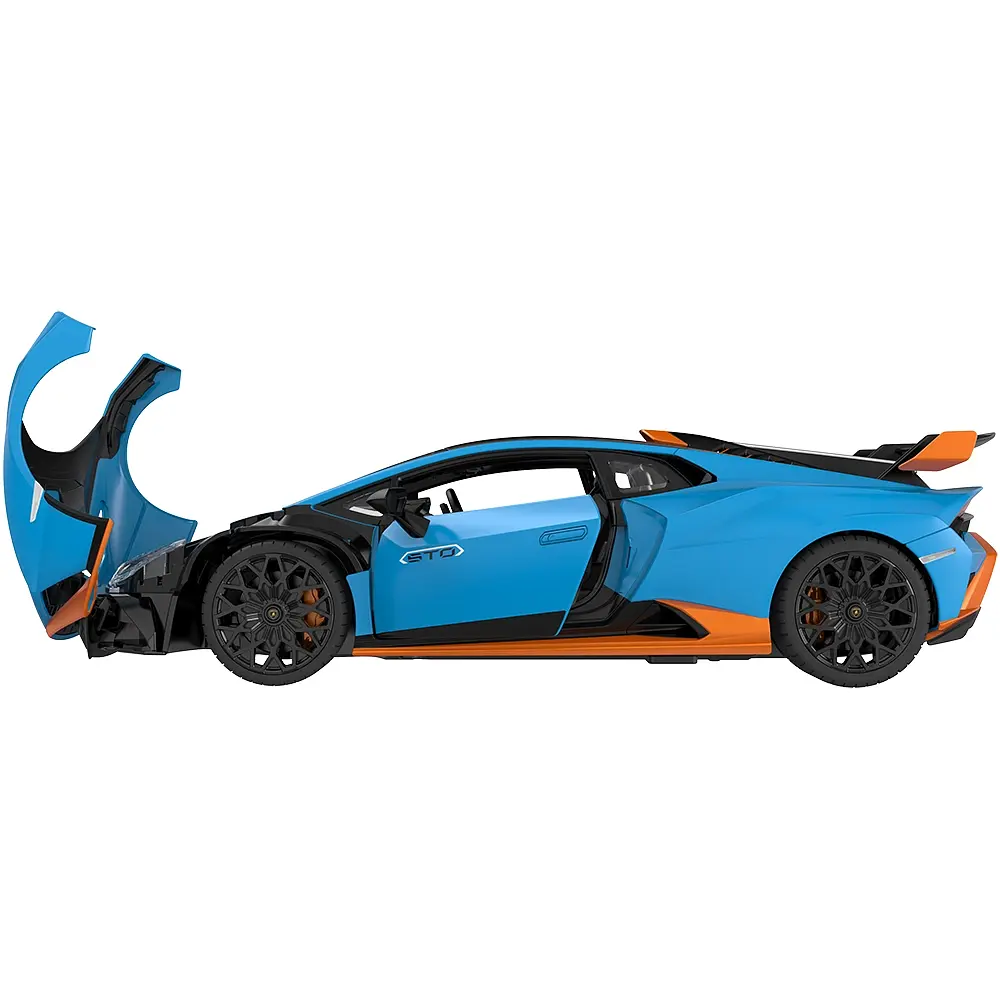 Машинка Rastar Lamborghini Huracan STO 1:14. Голубой - фото 4