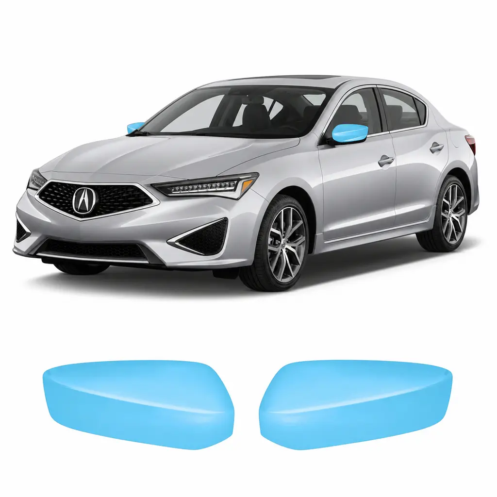 Антигравійна захисна бронеплівка за лекалами для Acura ILX I facelift 2019-2022 - дзеркала