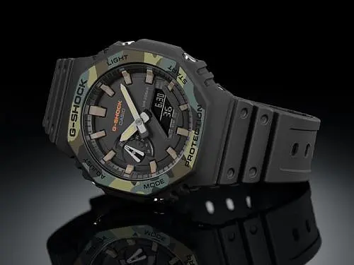 Годинник чоловічий протиударний Casio G-Shock GA-2100SU-1AER з полімерним ремінцем - фото 4